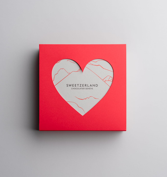 علبة أكمام القلوب الحلوة