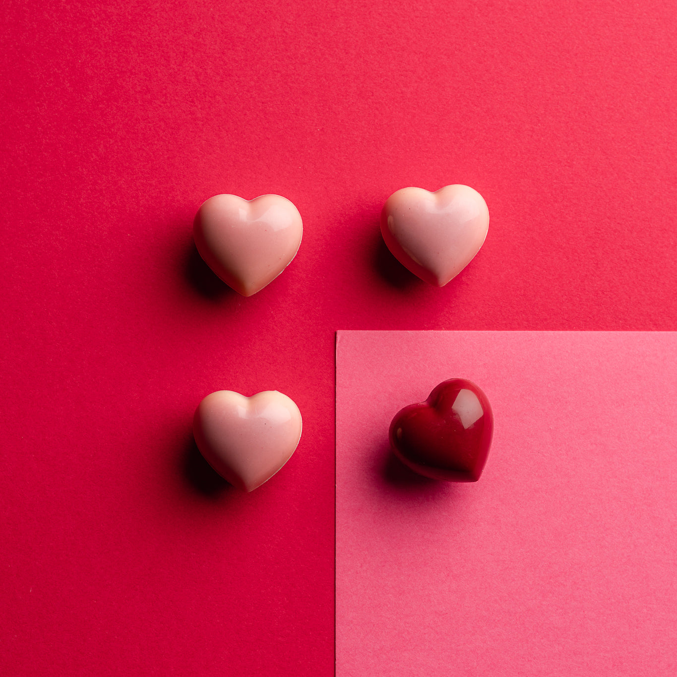 علبة أكمام القلوب الحلوة